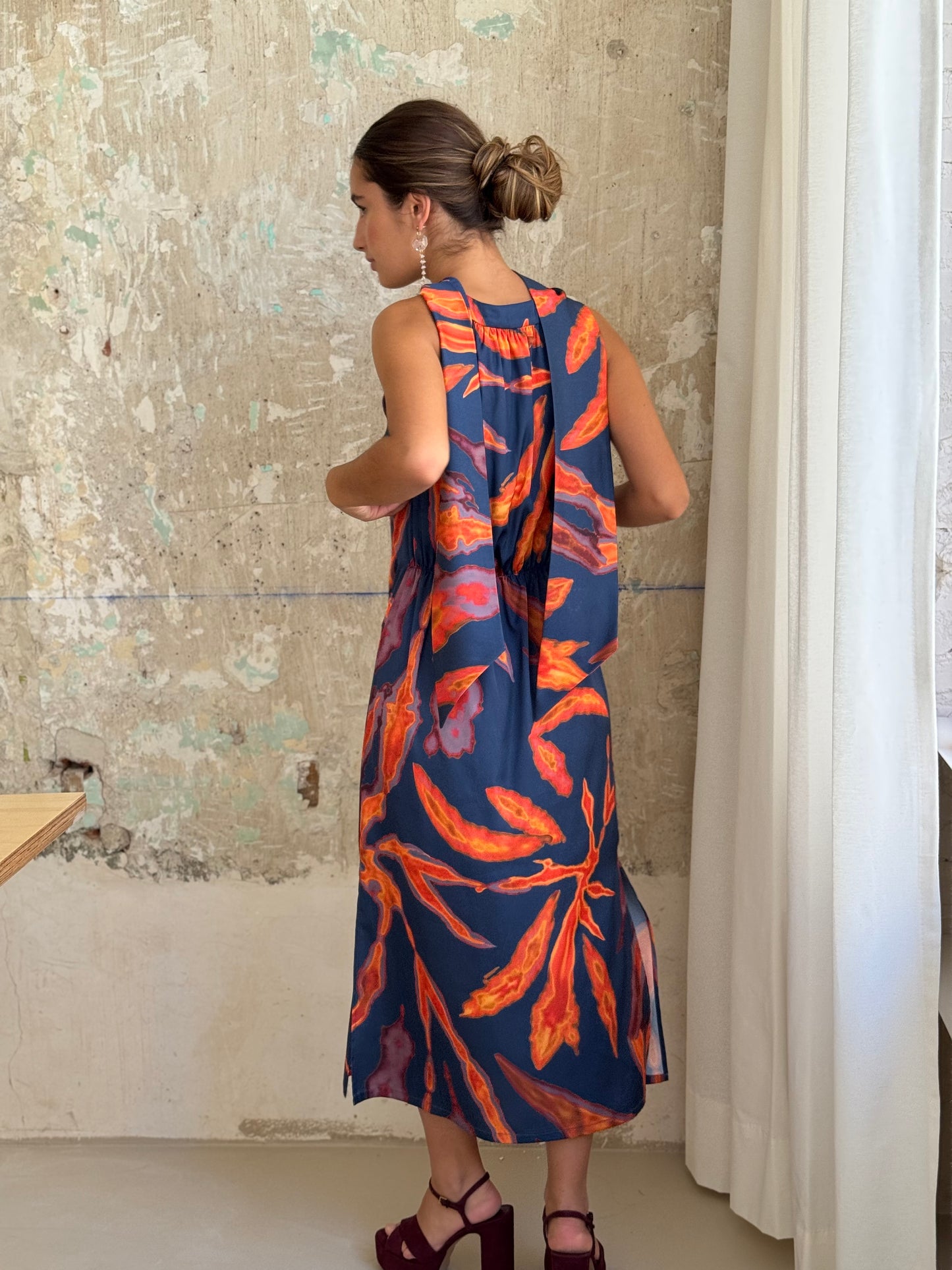 VESTIDO GRECIA MARINO