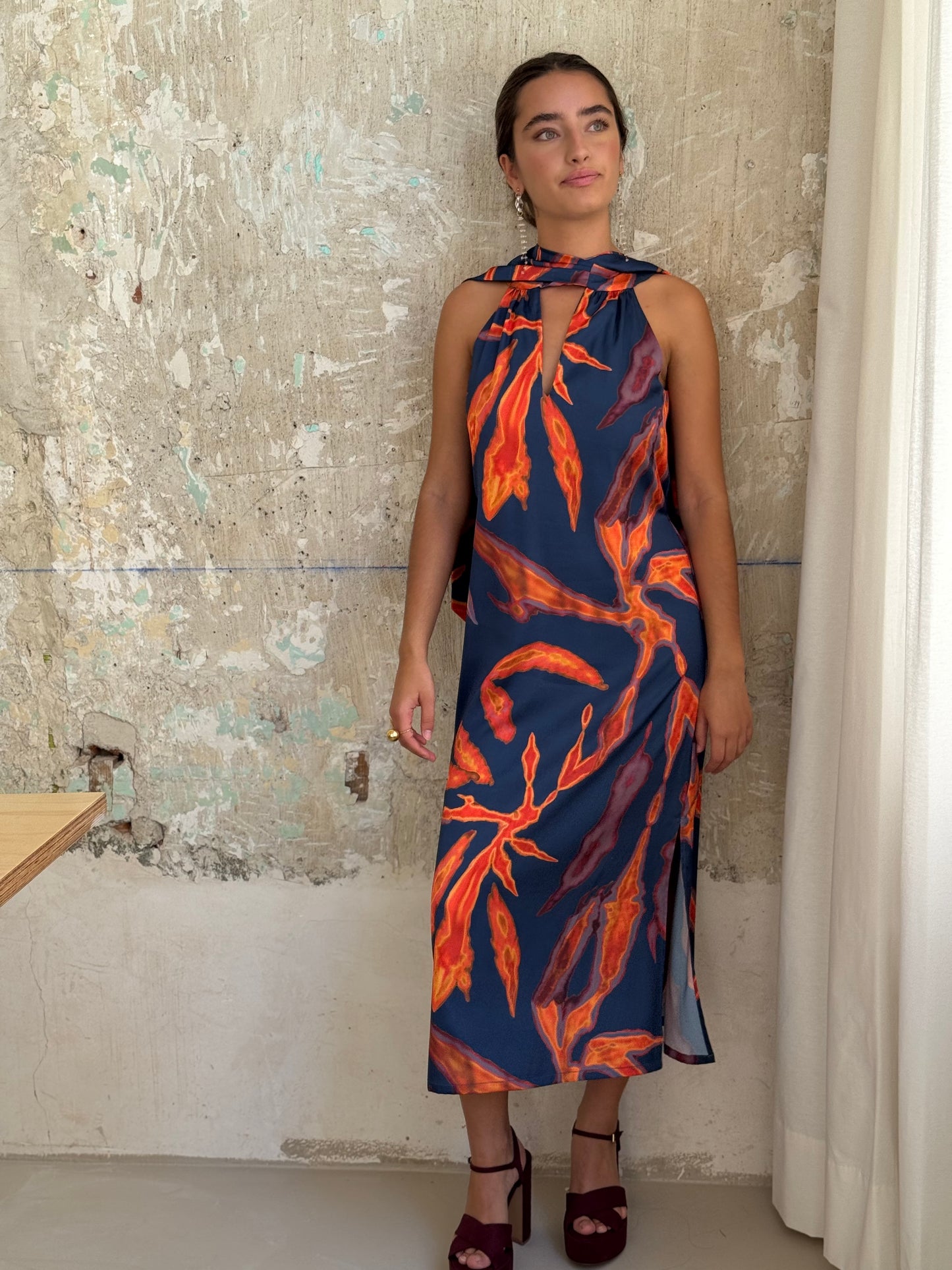 VESTIDO GRECIA MARINO
