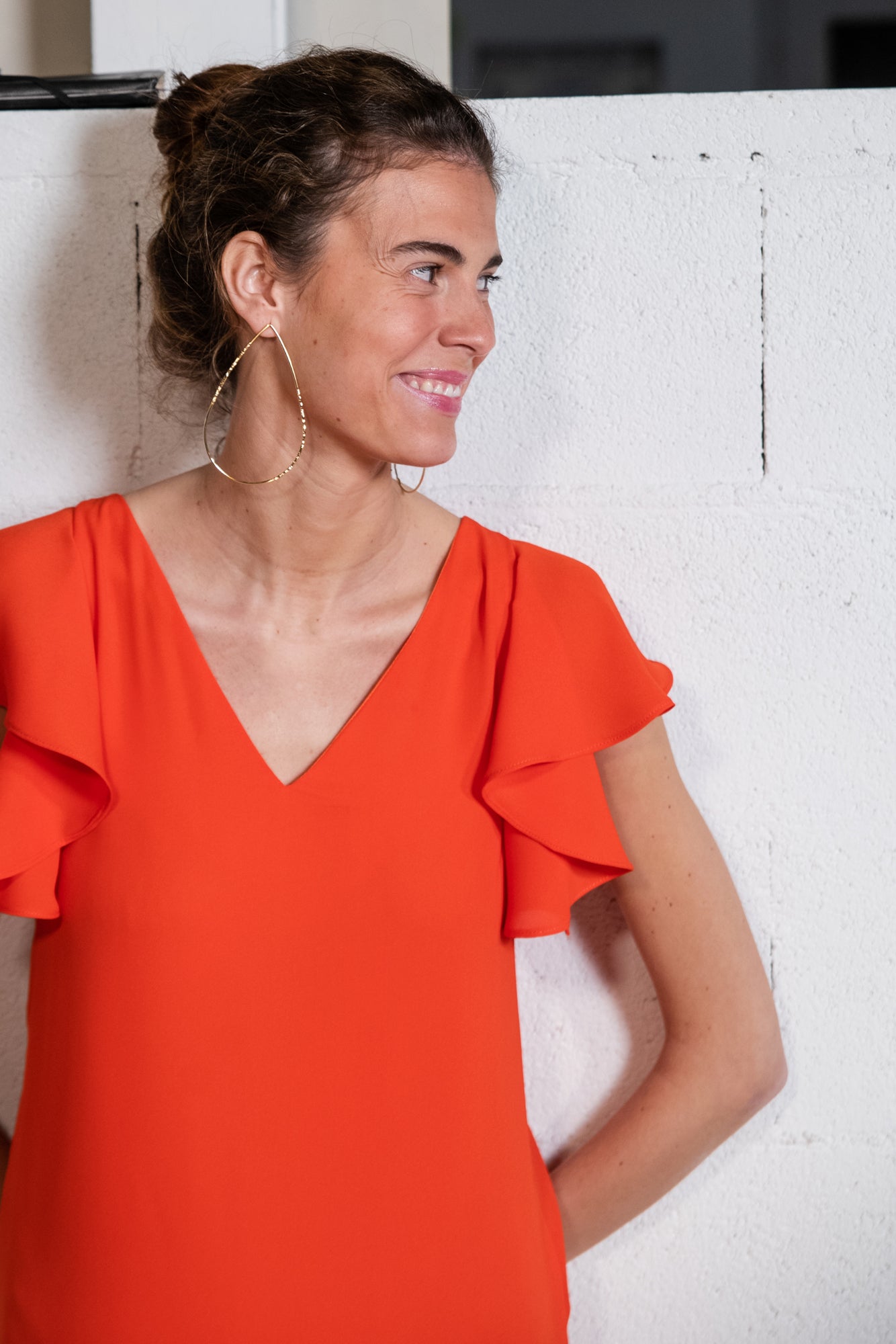 VESTIDO LARANJA HUELVA
