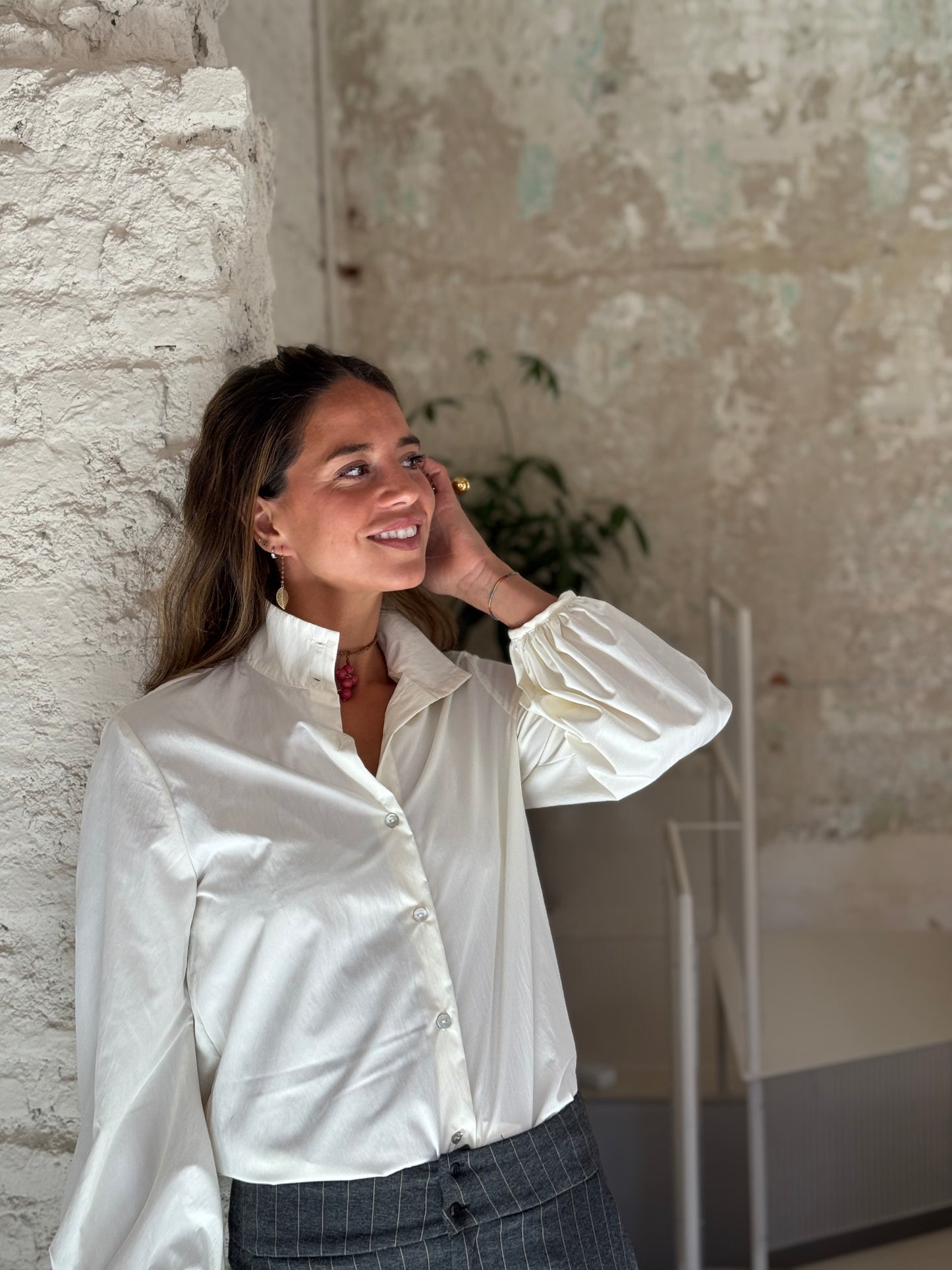 CAMISA BROOKLIN BEIGE