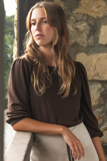 JERSEY AMSTERDAM MARRÓN