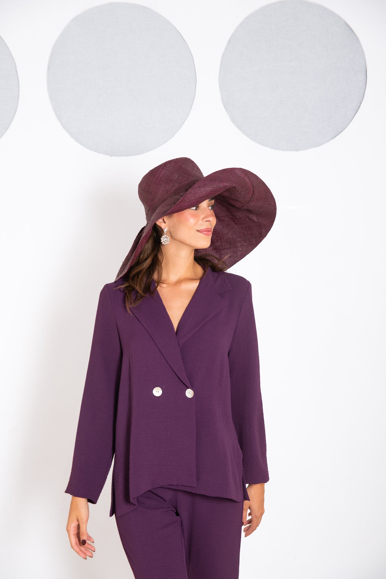 BLAZER GANTE MORADA