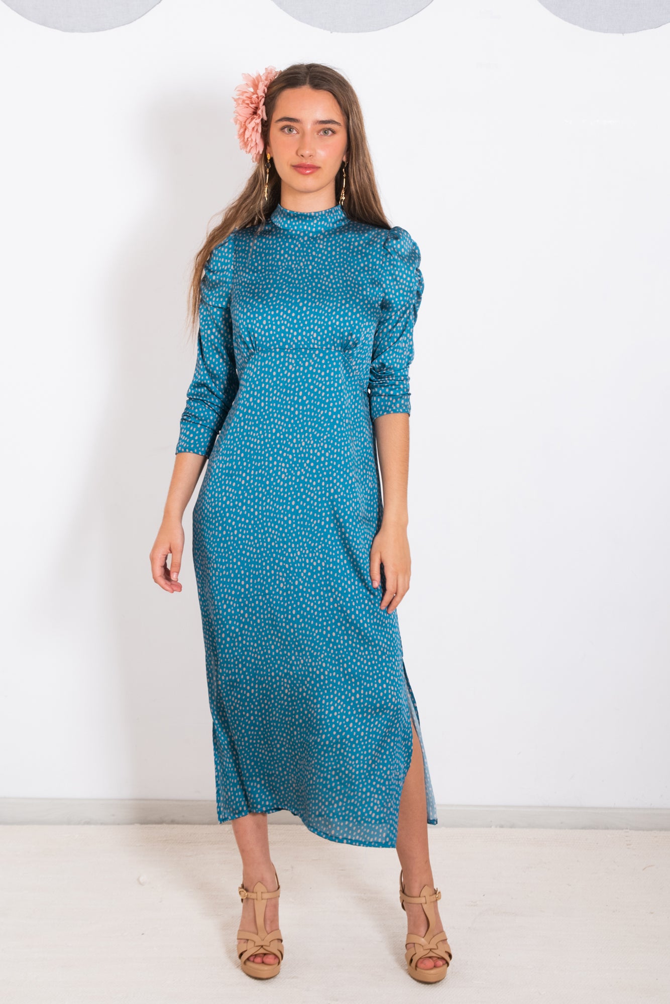 VESTIDO HOLANDÊS AZUL