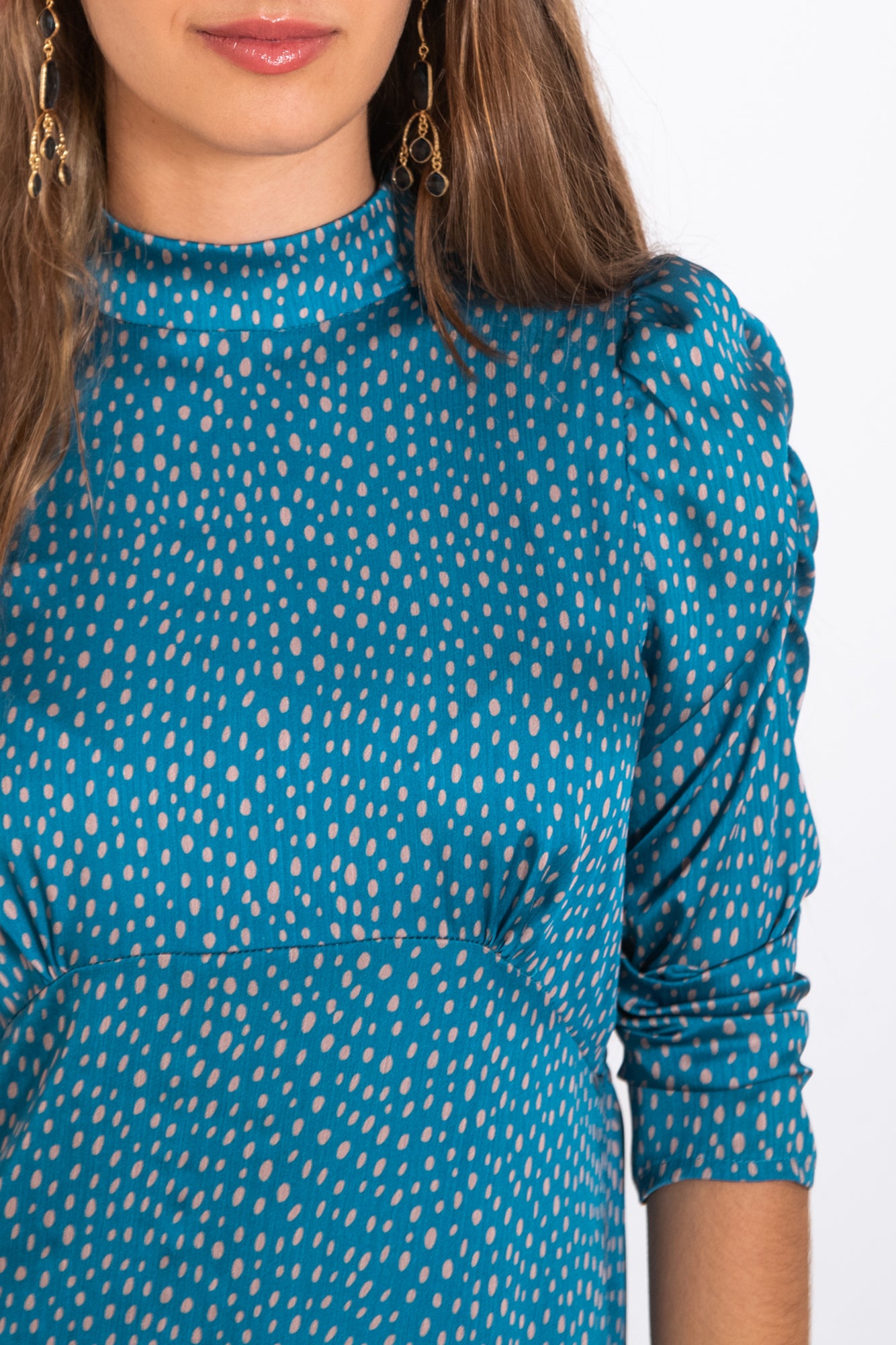 VESTIDO HOLANDÊS AZUL