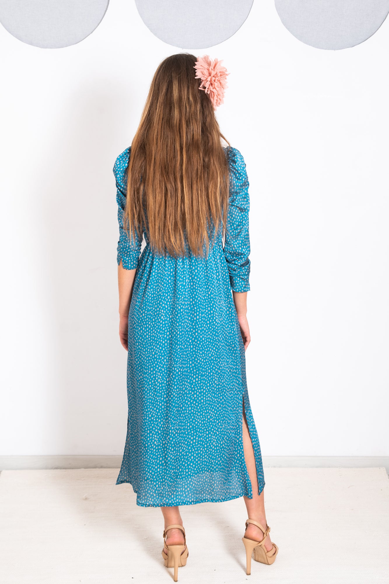 VESTIDO HOLANDÊS AZUL