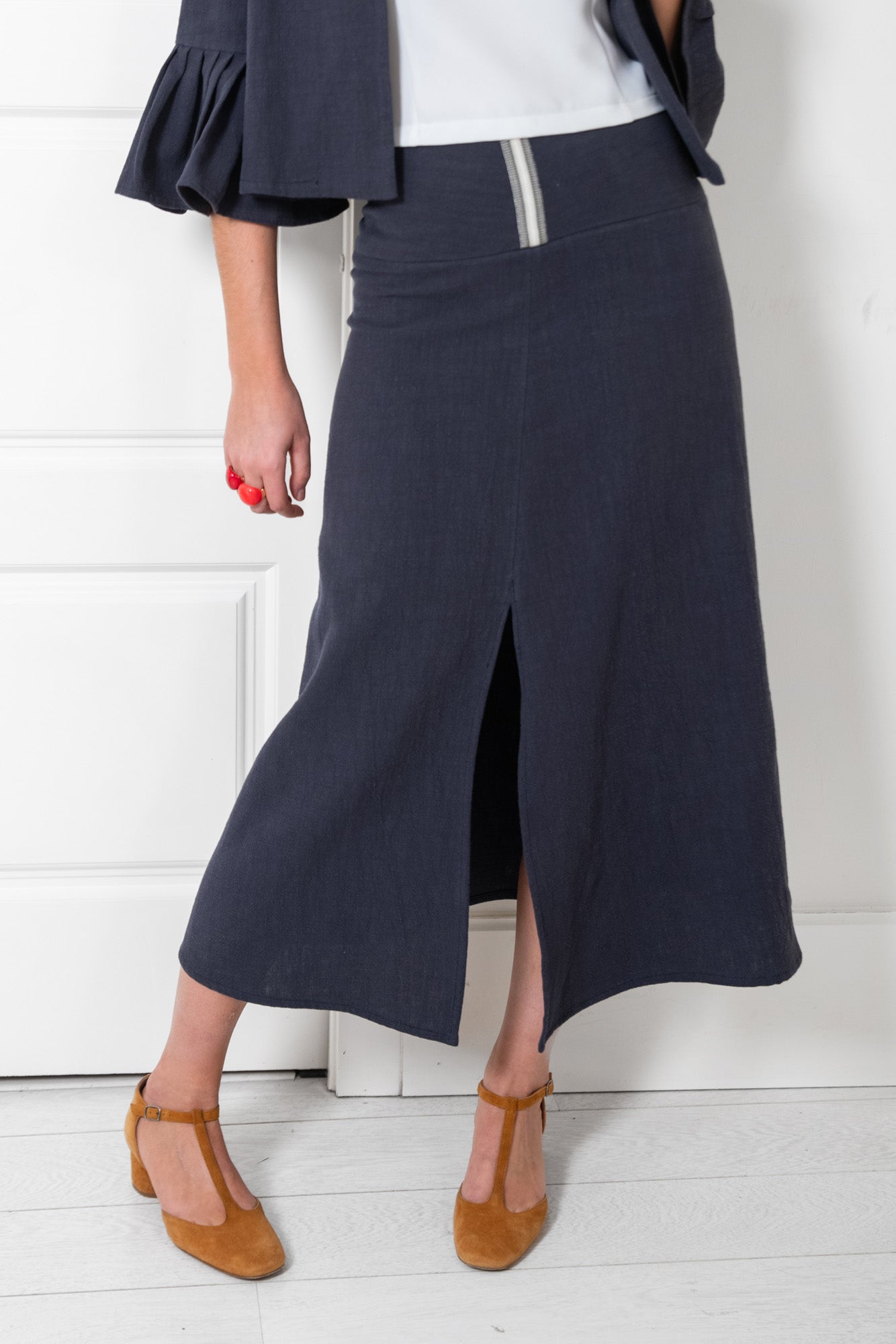 FALDA COIMBRA GRIS.