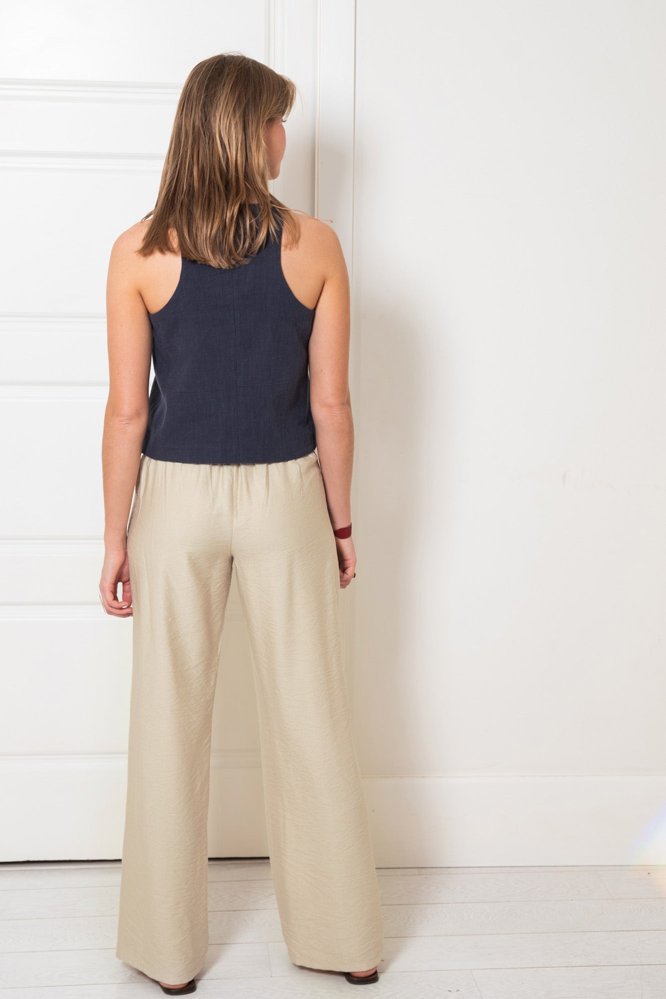 PANTALON CAPRI CAMEL