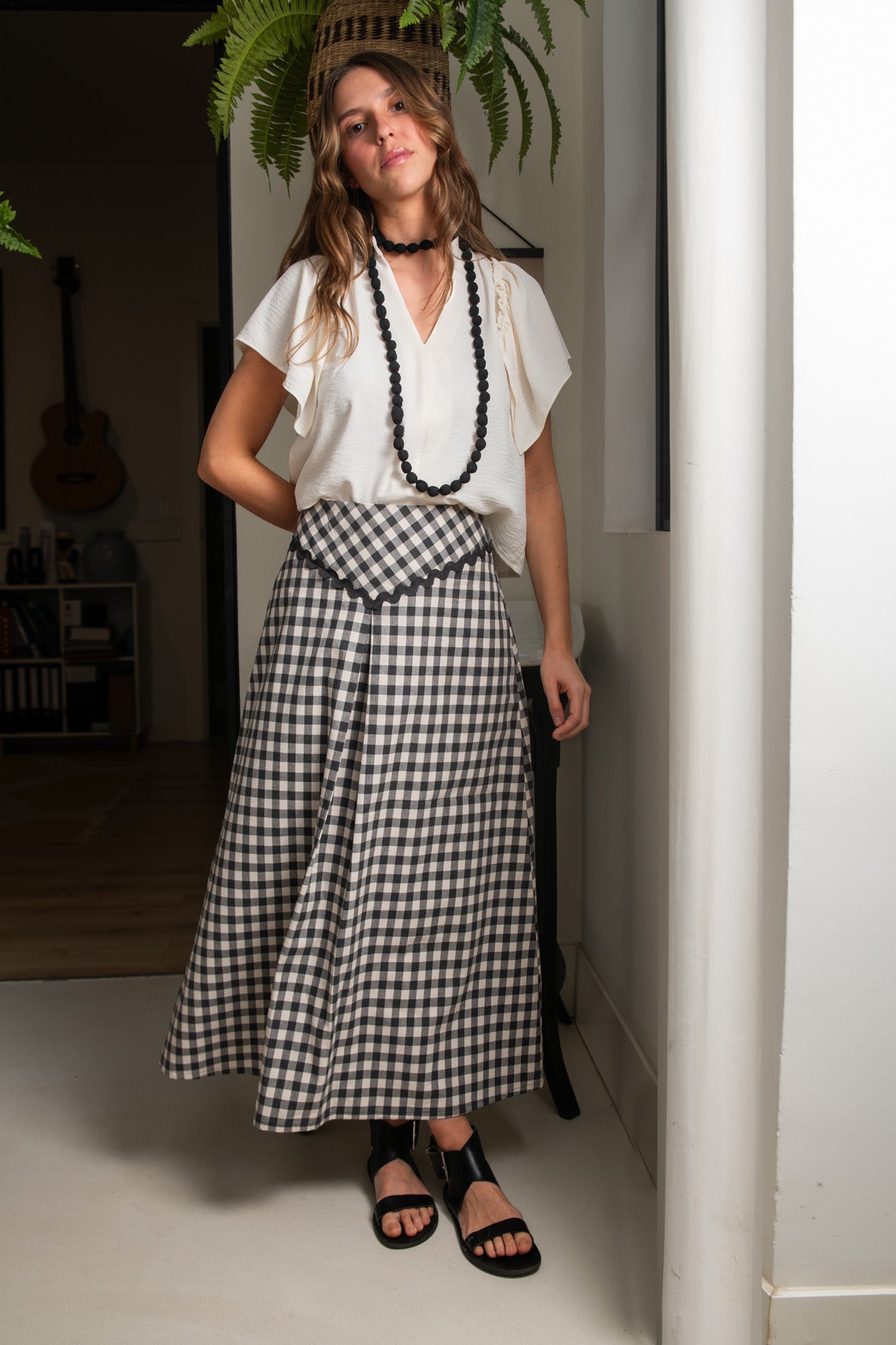 FALDA TOSCANA GRIS