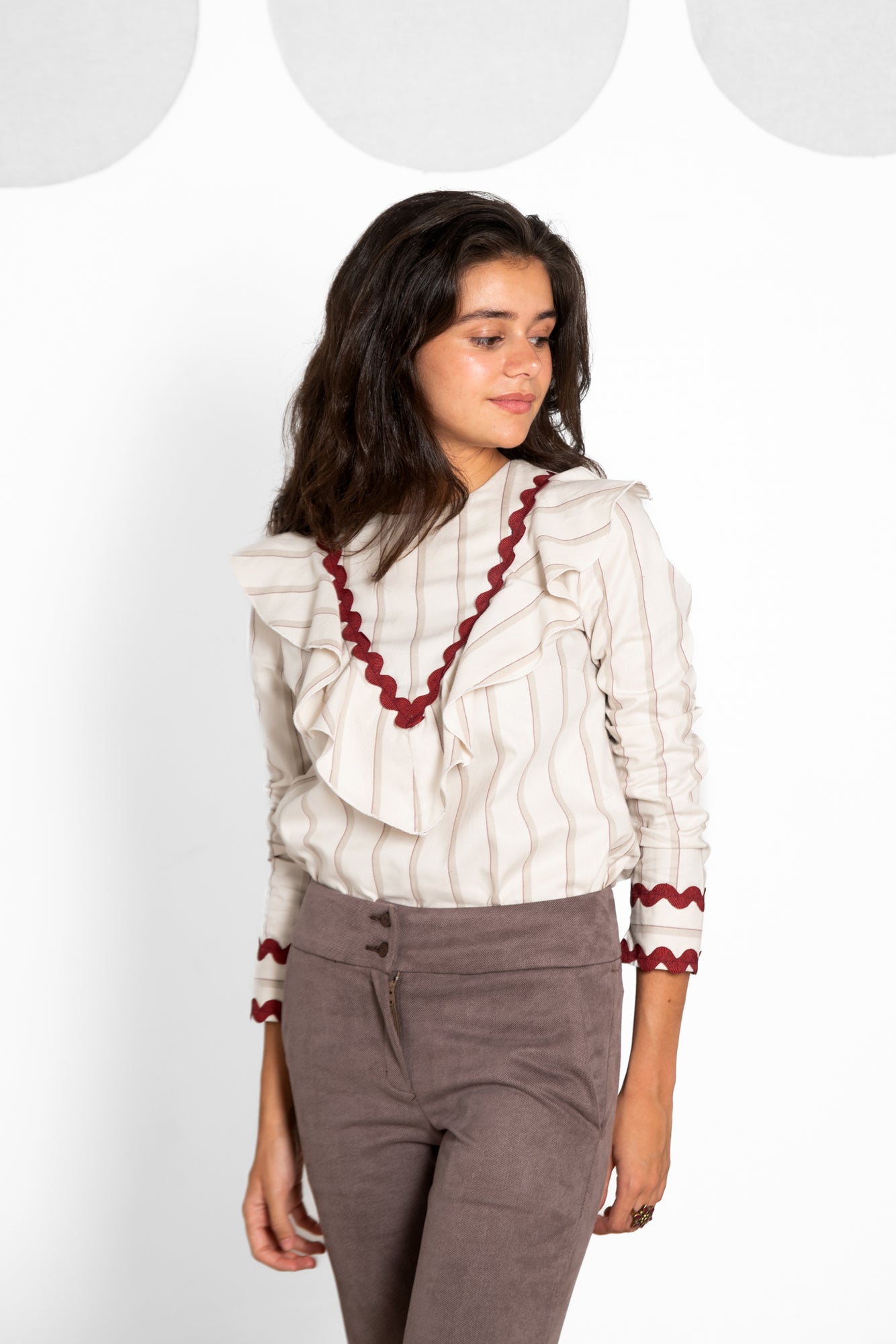 PANTALÓN GINEBRA TOPO
