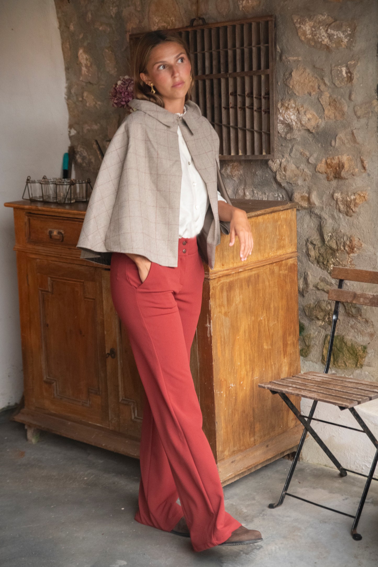 PANTALÓN GINEBRA CALDERO. Pide una talla menos.