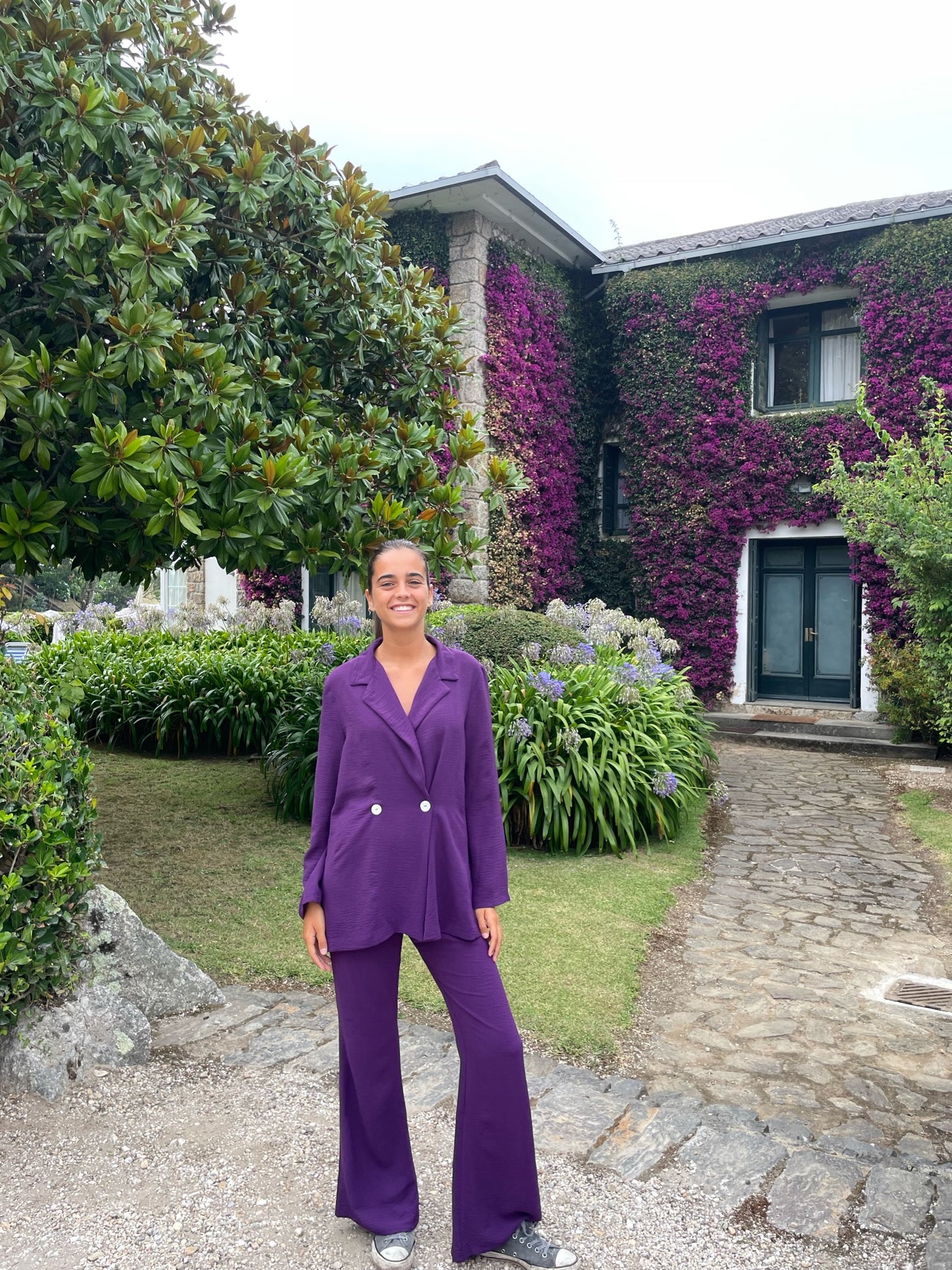 BLAZER GANTE MORADA