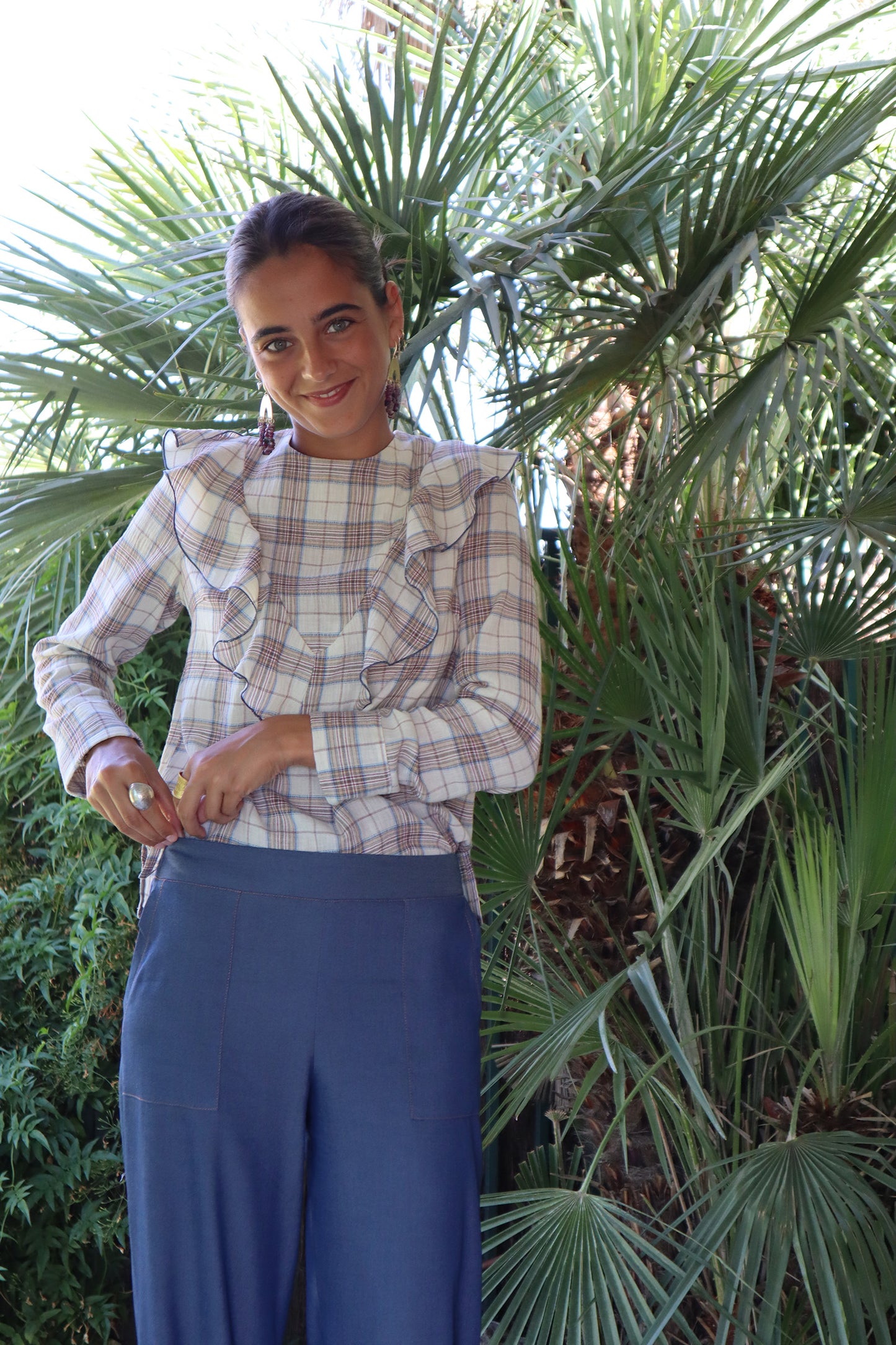 CAMISA LINEA CUADROS