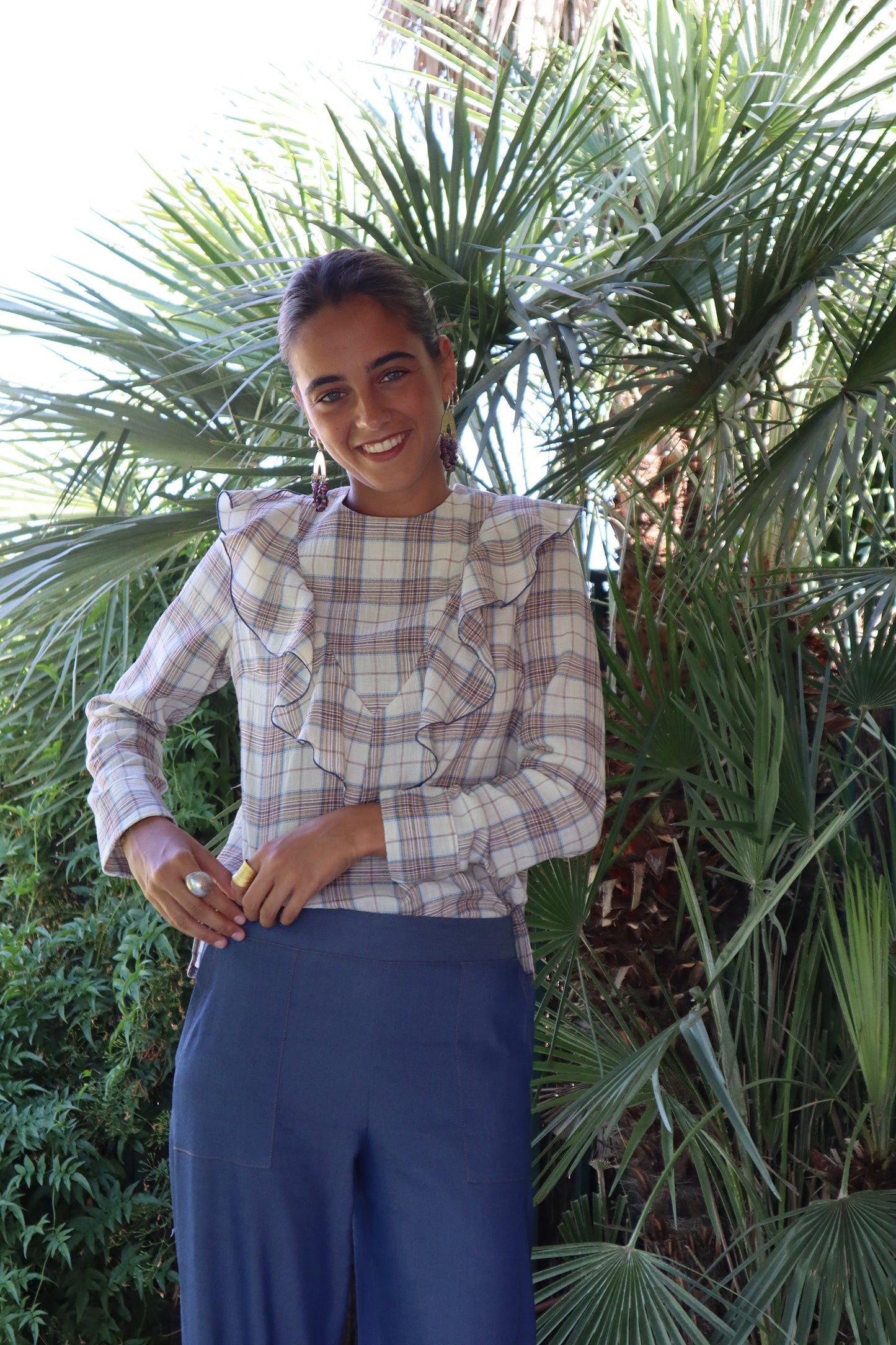 CAMISA LINEA CUADROS