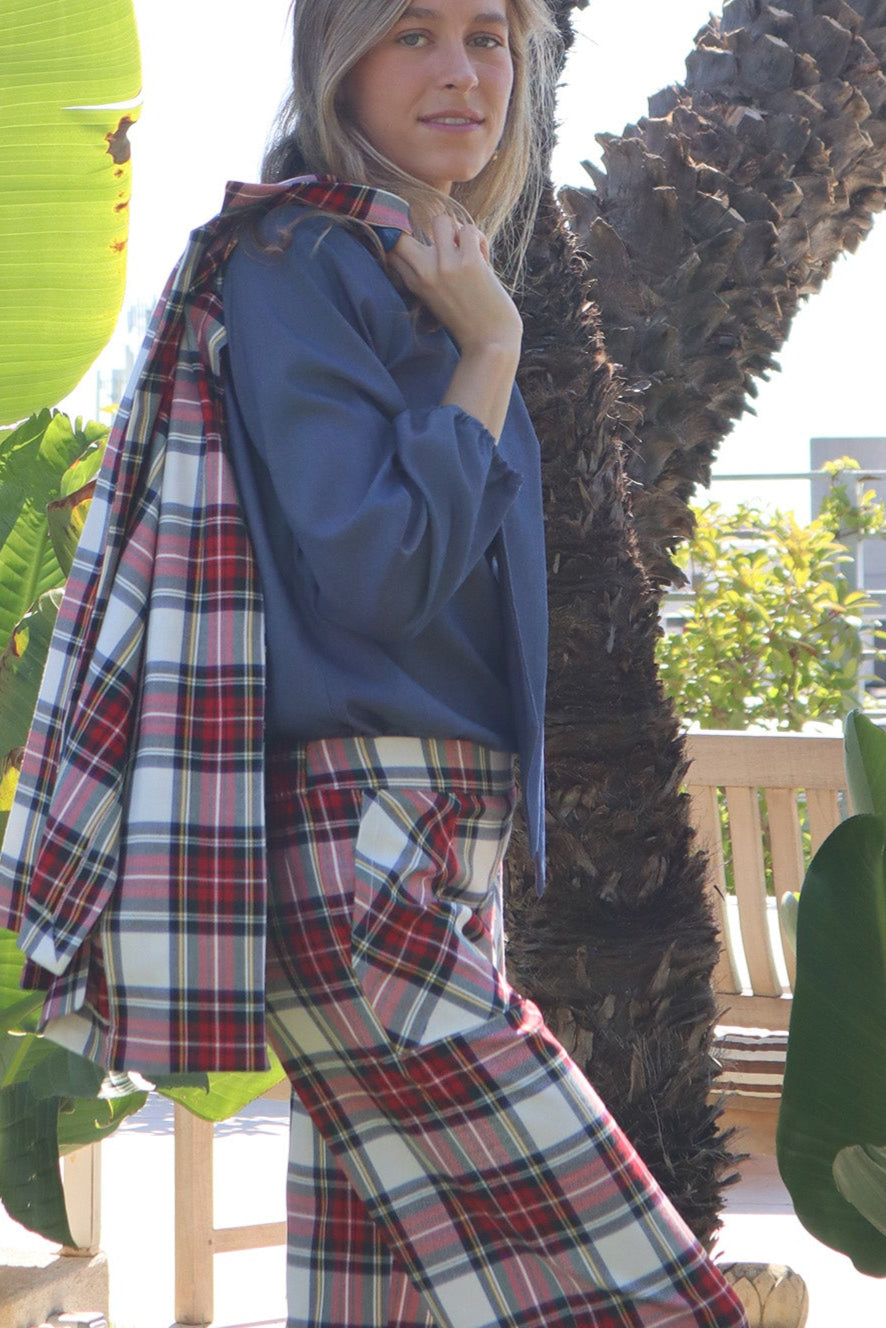PANTALON ESCOCIA TARTAN.