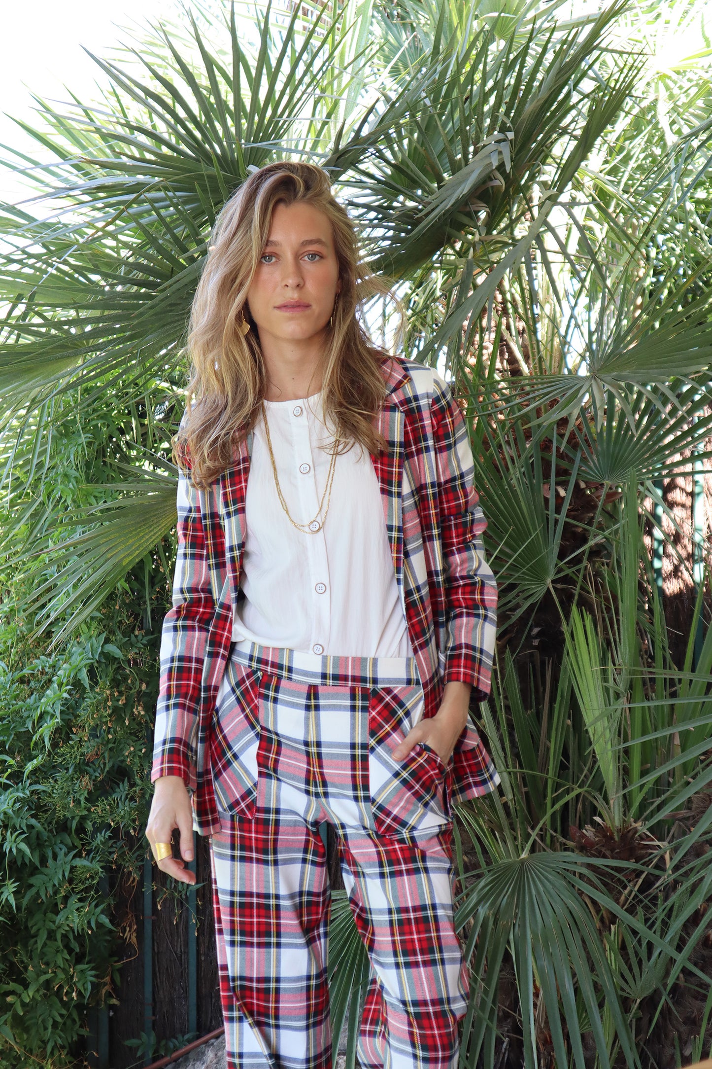 PANTALON ESCOCIA TARTAN.