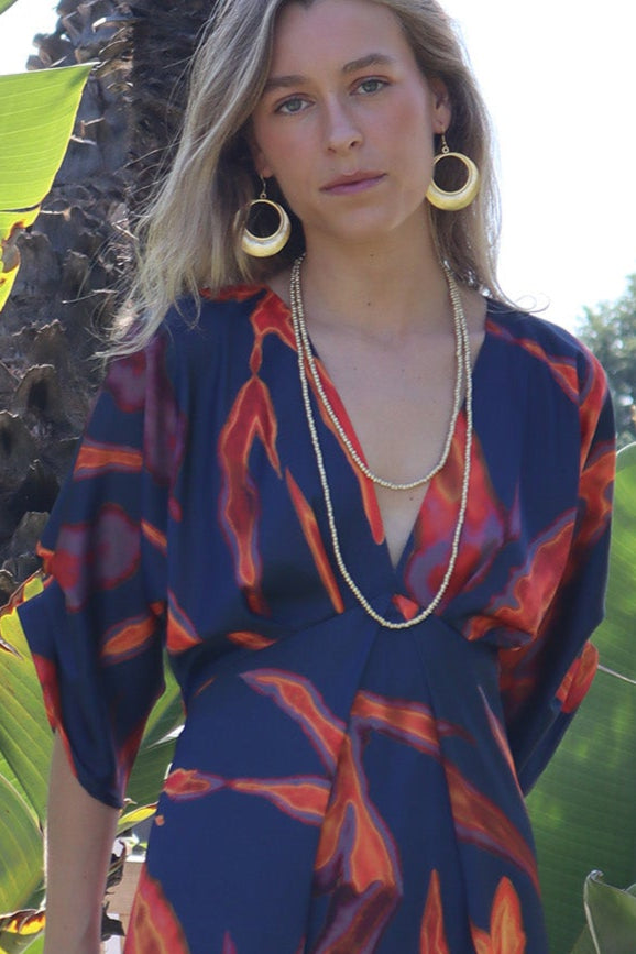 VESTIDO TANZANIA MARINO. Pre-order. Fecha estimada de envío 15 de Septiembre