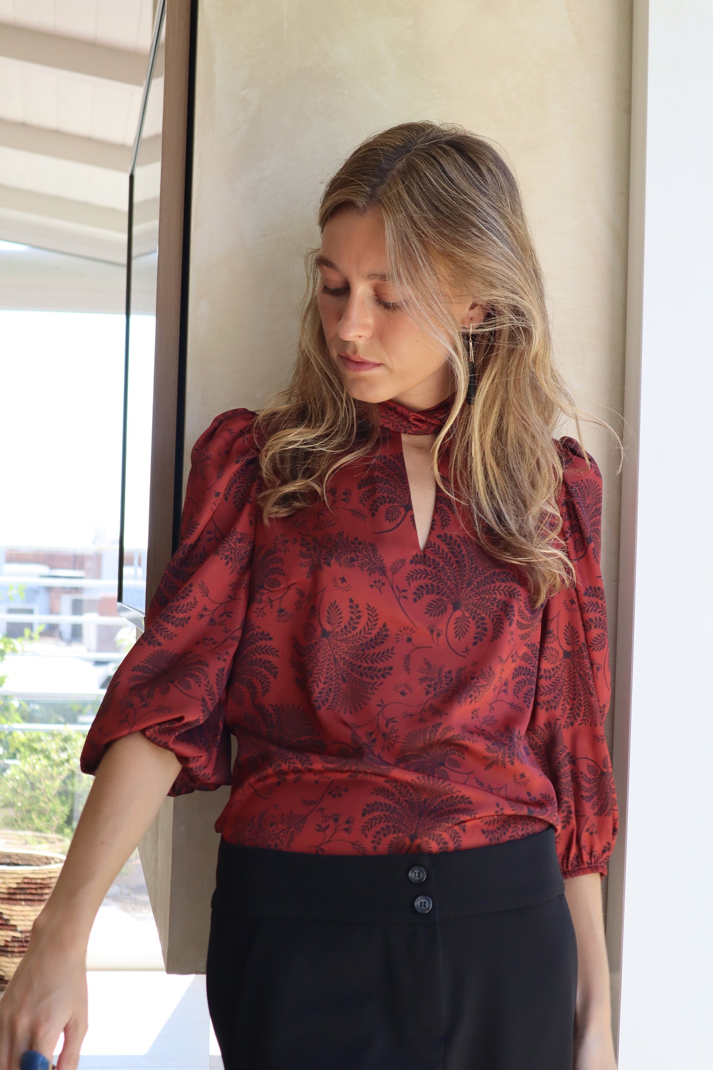BLUSA COLONIA TEJA