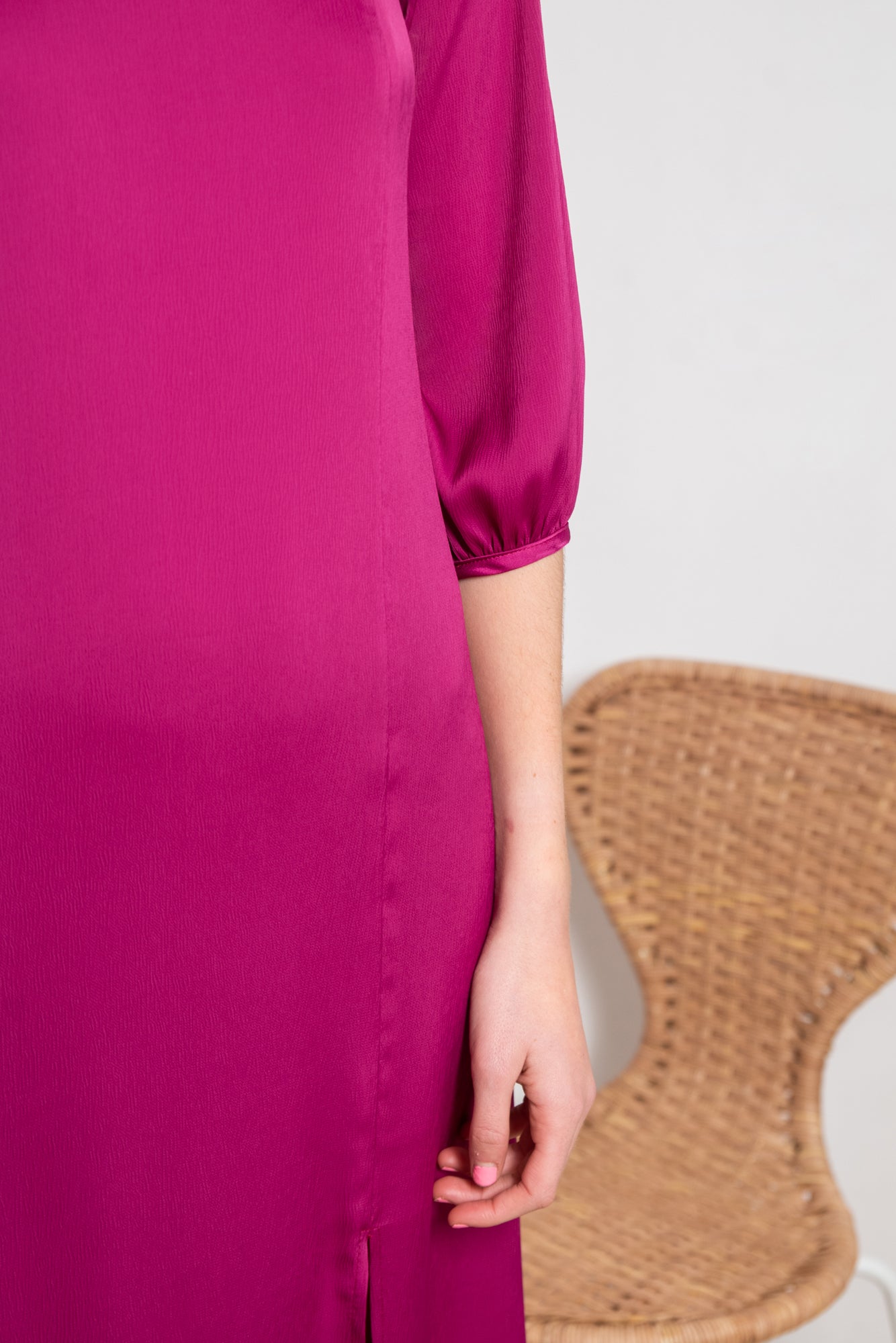 VESTIDO AUSTRIA MORANGO