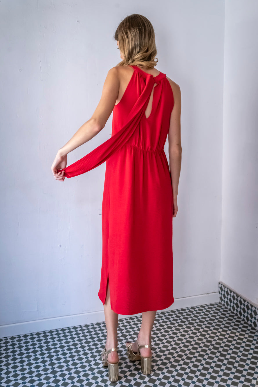 VESTIDO ATENAS ROJO
