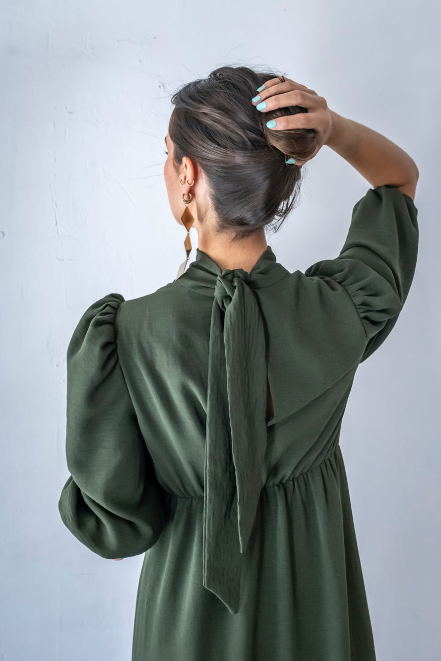VESTIDO COLONIA CAQUI
