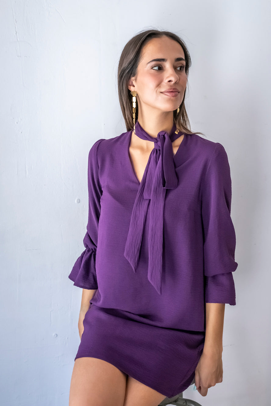 VESTIDO FERRARA MORADO