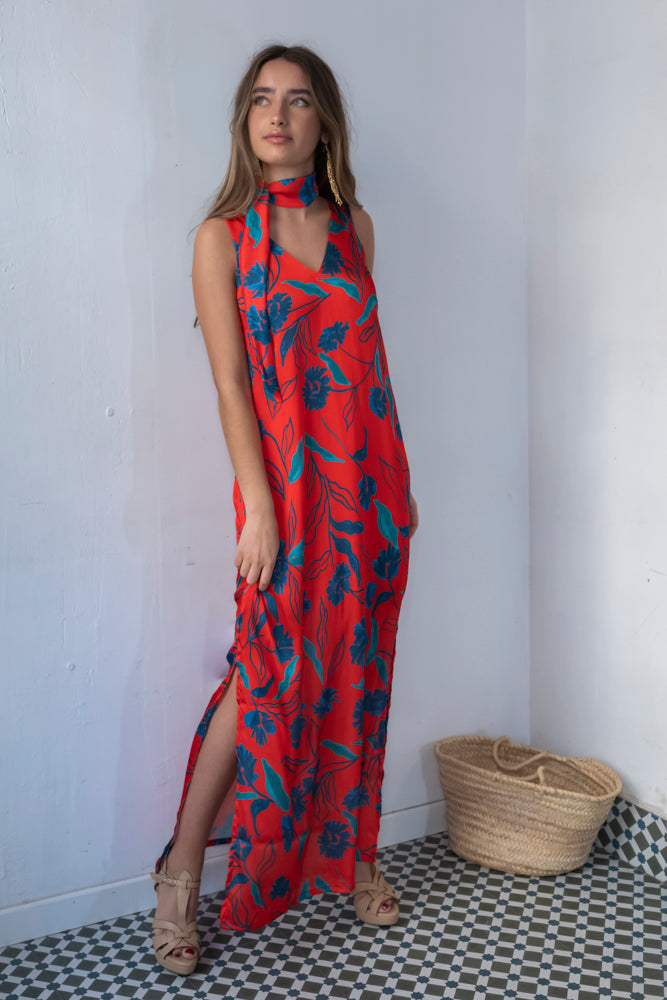 VESTIDO MARRAQUECH ROJO