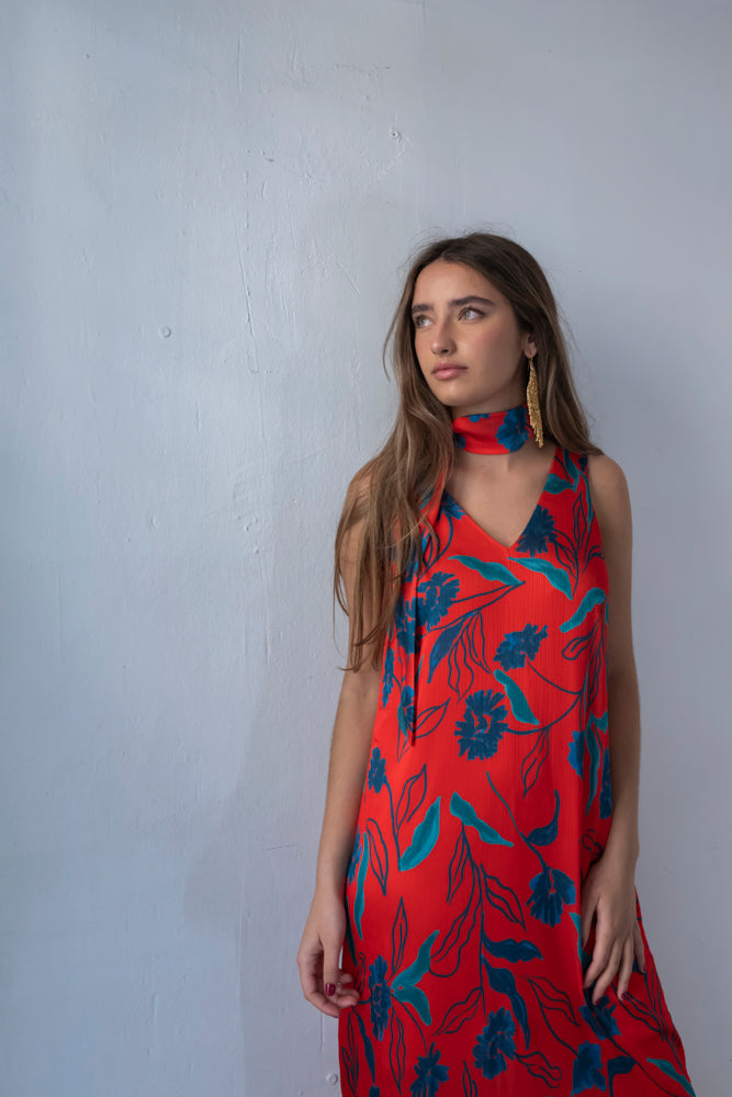 VESTIDO MARRAQUECH ROJO