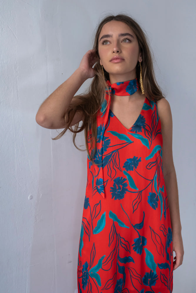 VESTIDO MARRAQUECH ROJO