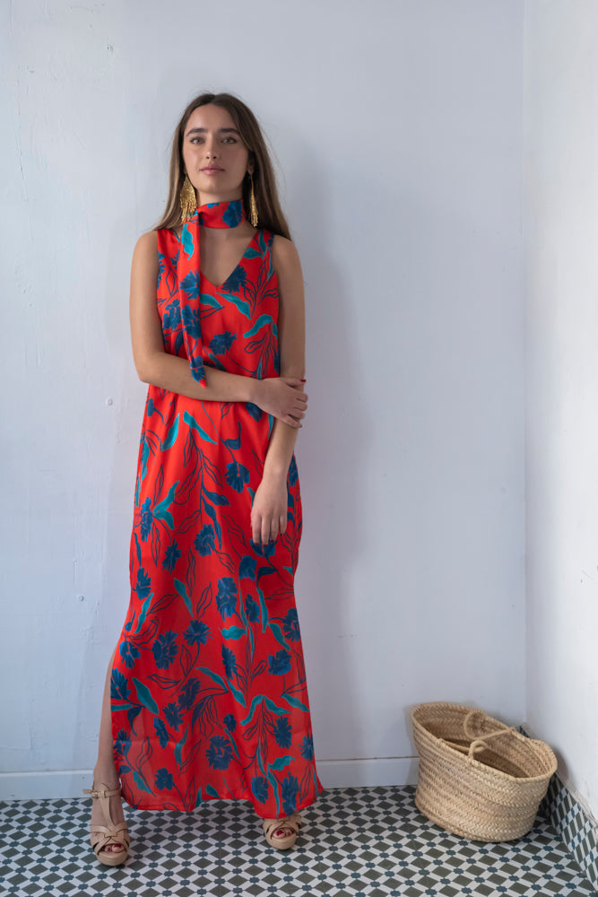 VESTIDO MARRAQUECH ROJO