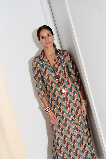 VESTIDO ESCORIAL MOSAICO