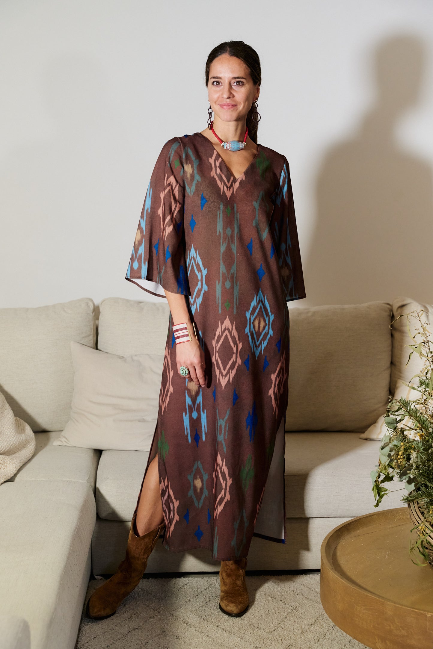 VESTIDO NAIROBI MARRÓN
