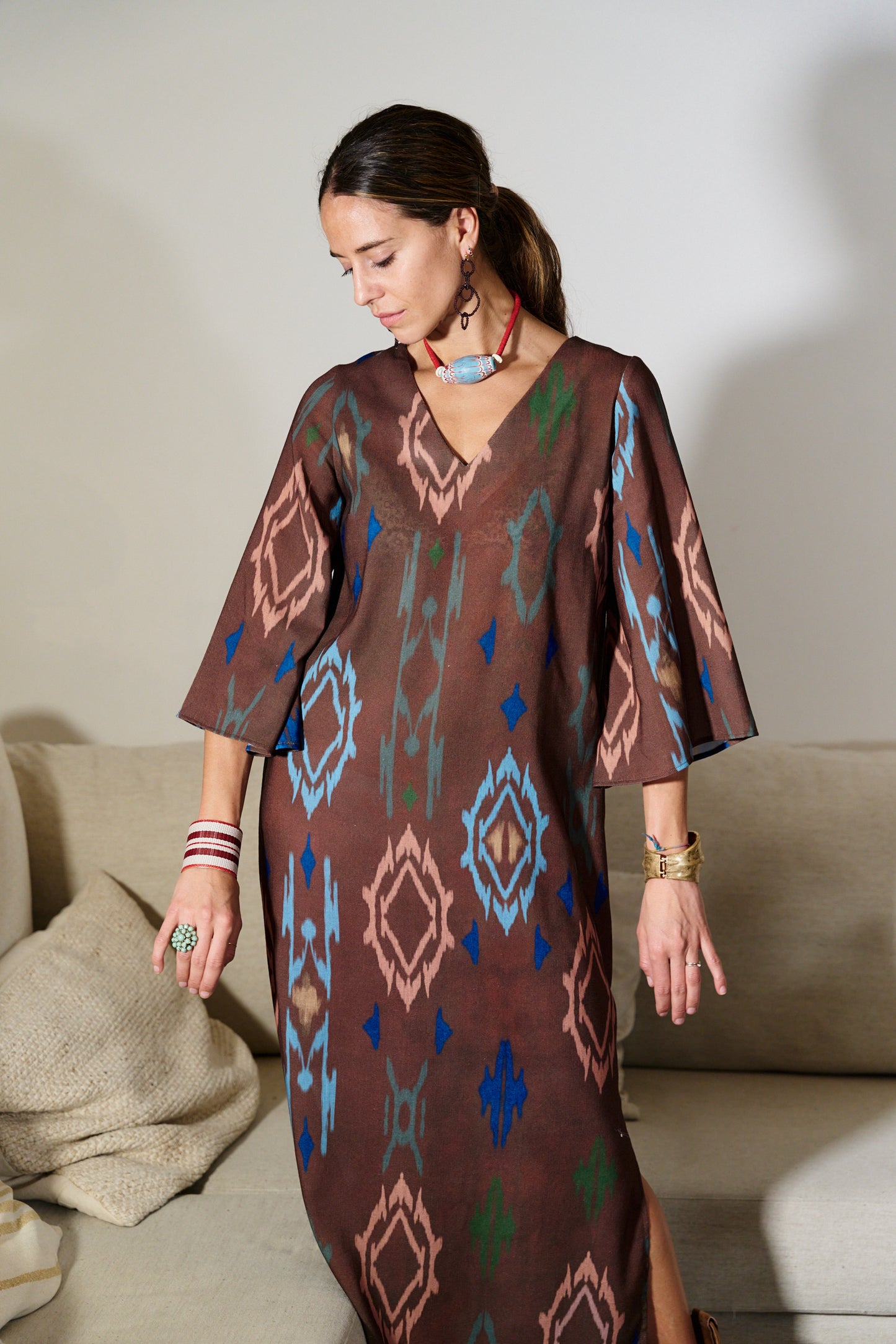 VESTIDO NAIROBI MARRÓN