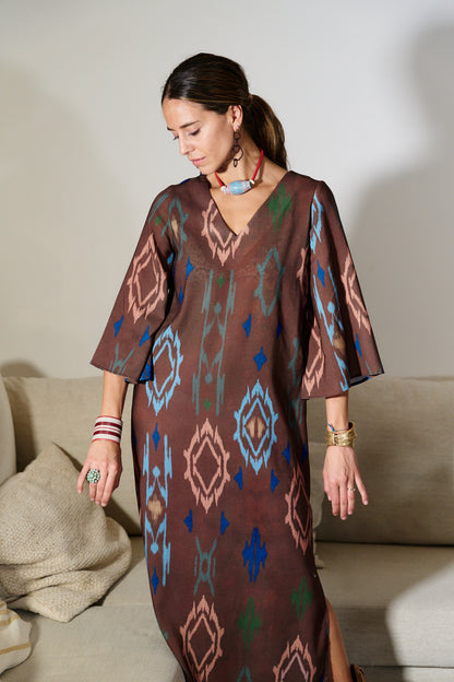 VESTIDO NAIROBI MARRÓN