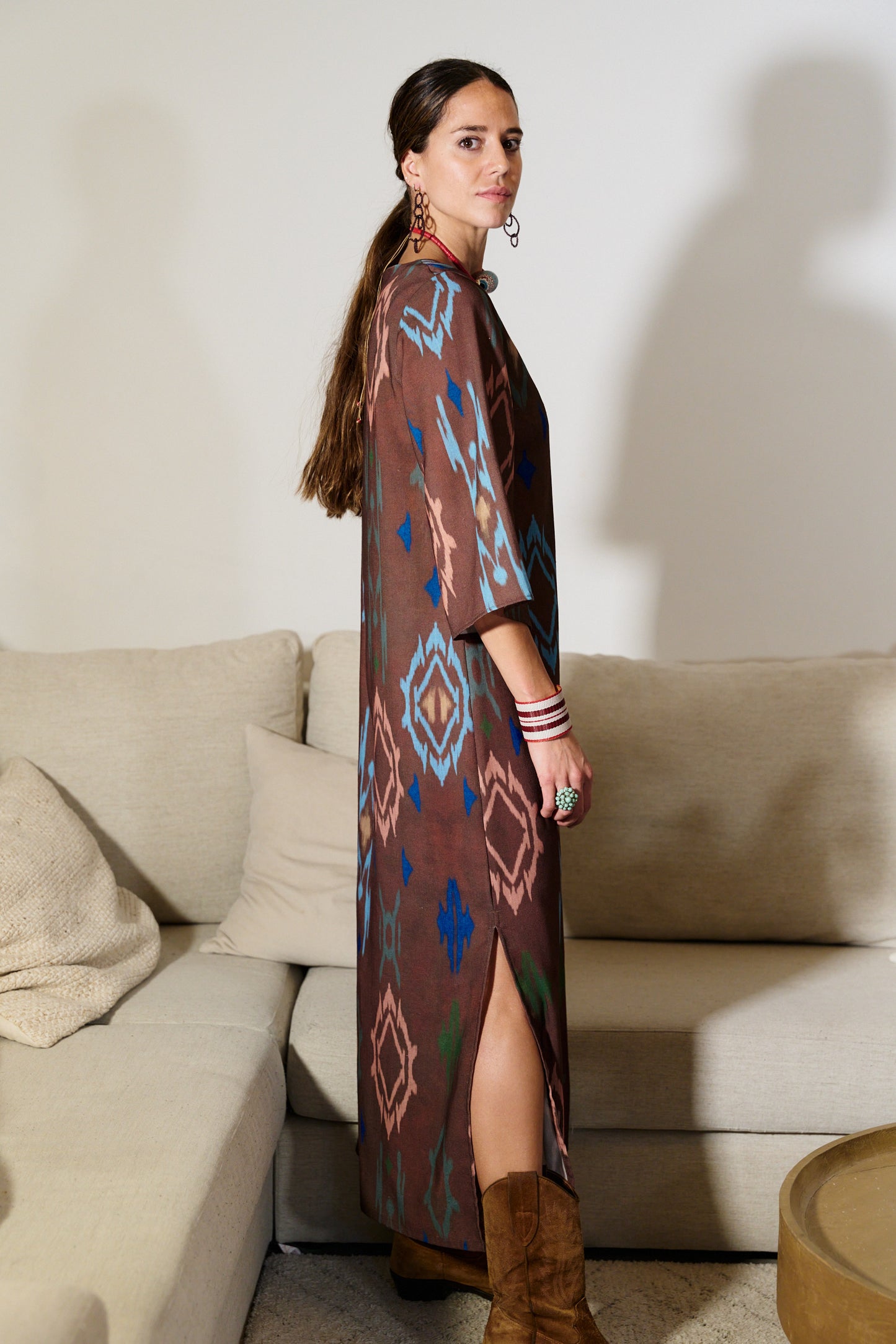 VESTIDO NAIROBI MARRÓN