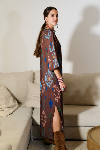 VESTIDO NAIROBI MARRÓN