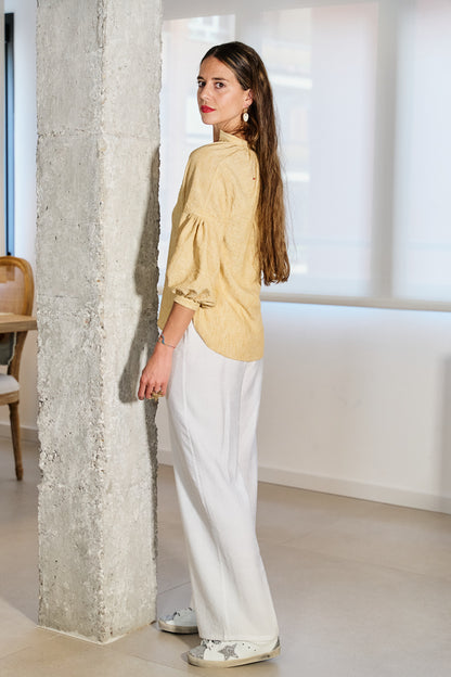 PANTALON CAPRI BLANCO