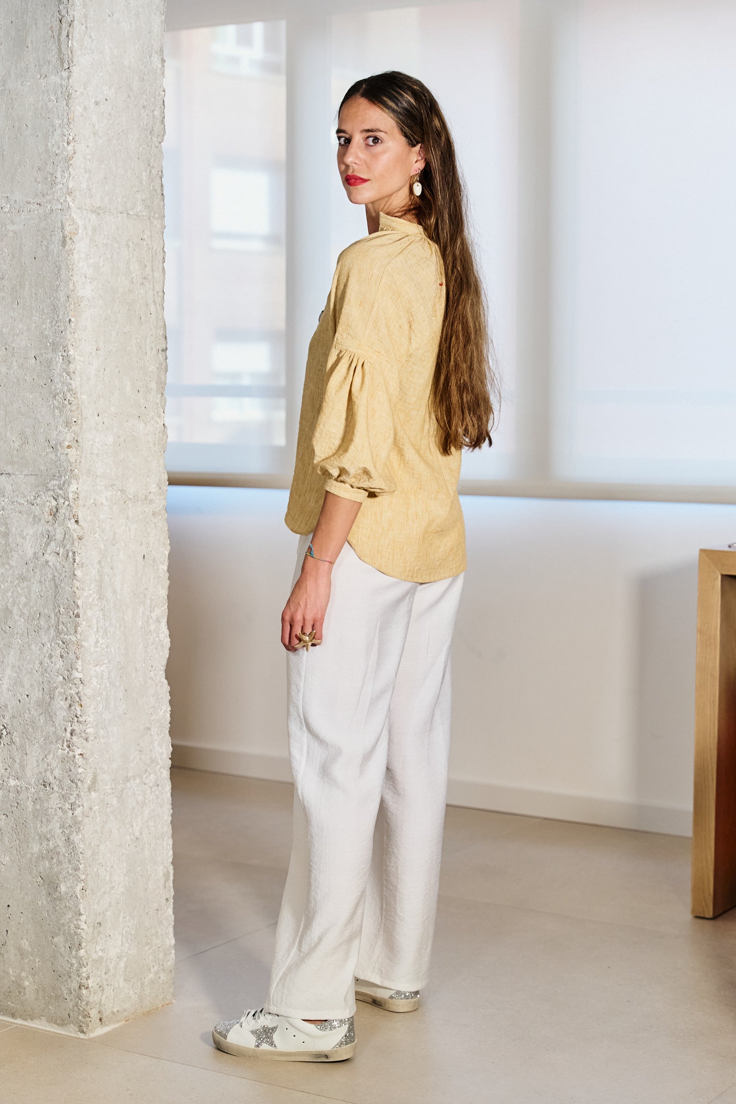 PANTALON CAPRI BLANCO