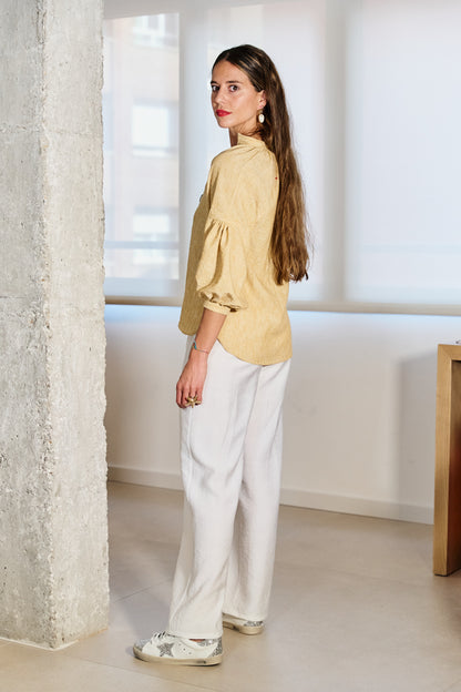 PANTALON CAPRI BLANCO