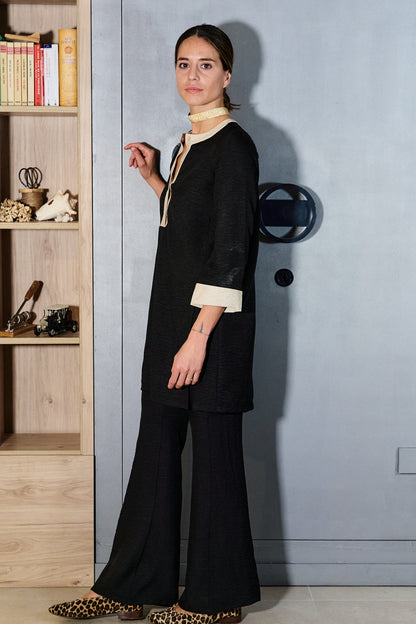 PANTALON FLORENCIA NEGRO.