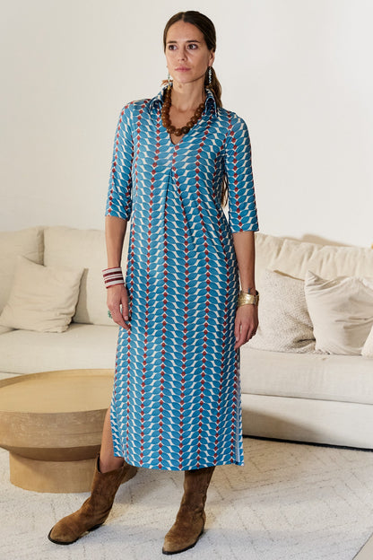 VESTIDO LONDRES ESPIGAS