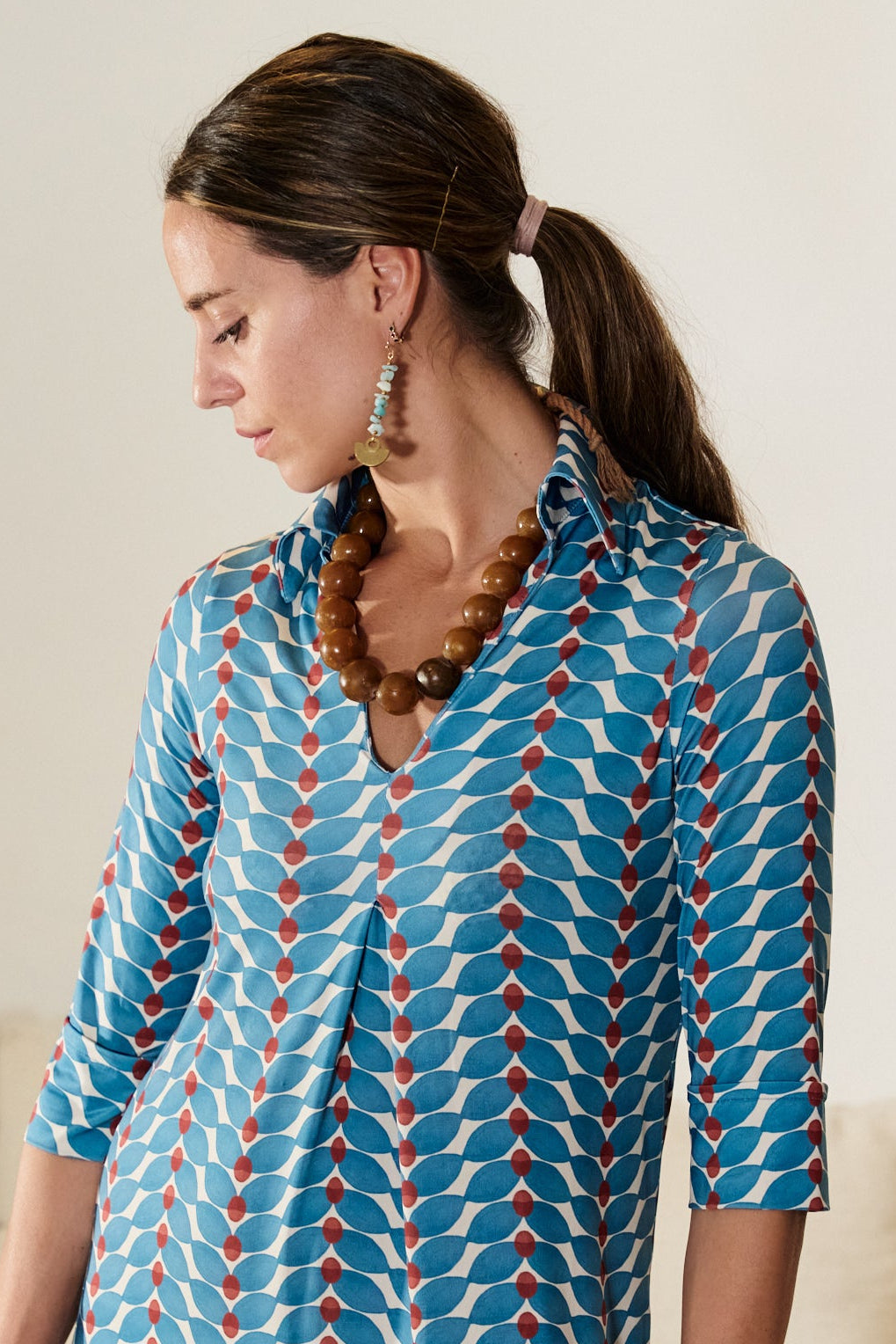 VESTIDO LONDRES ESPIGAS