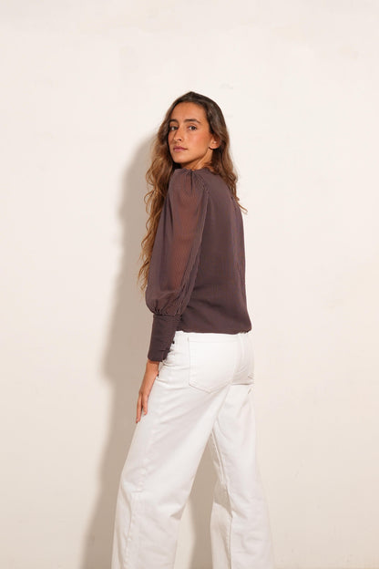 CAMISA OREGÓN MARRÓN