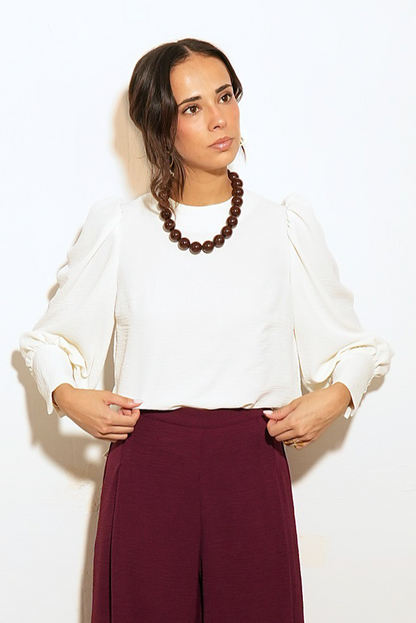 BLUSA OREGÓN MARFIL