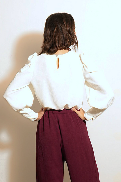 BLUSA OREGÓN MARFIL