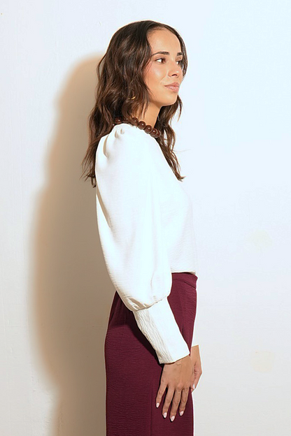 BLUSA OREGÓN MARFIL