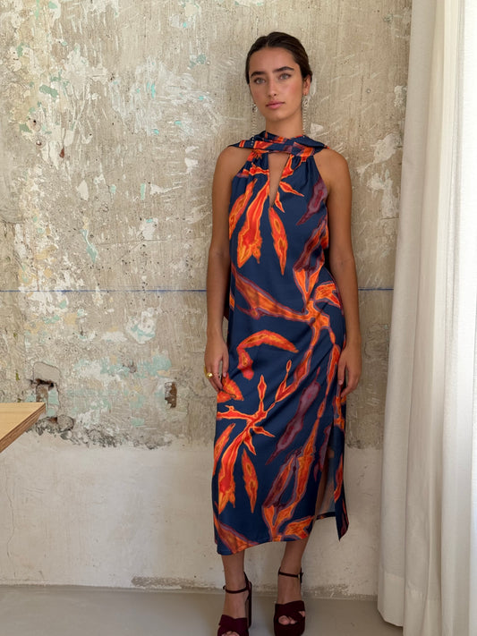 VESTIDO GRECIA MARINO