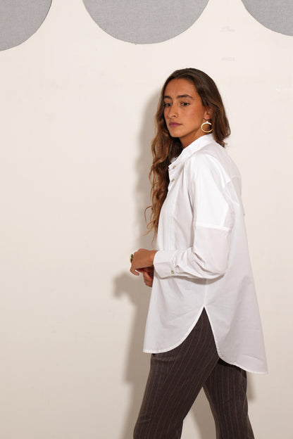 CAMISA ALASKA JARETAS BLANCAS