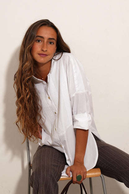CAMISA ALASKA JARETAS BLANCAS