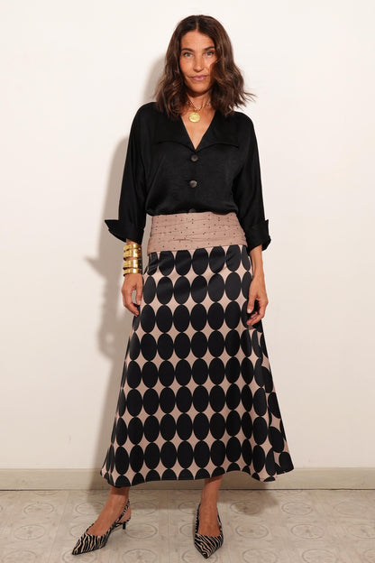 CAMISA POMPEYA NEGRA. PRE-ORDER