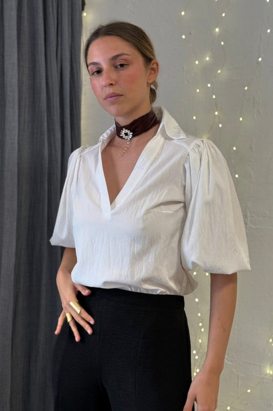 CAMISA CASABLANCA BLANCA